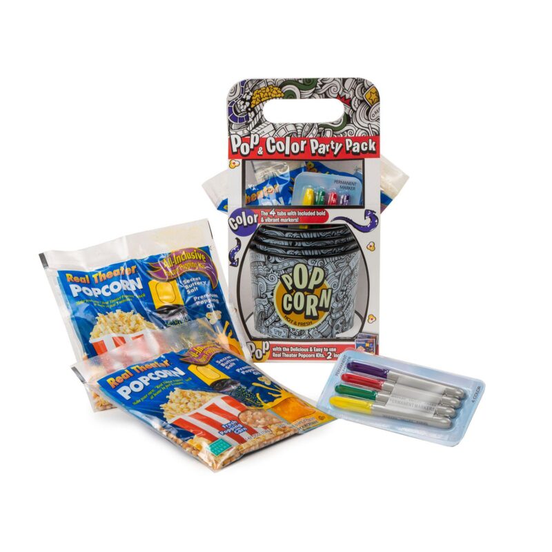 Wabash Valley Farms Popcorn Party Set with Metal Gears Red Whirley Pop Popper - Image 4