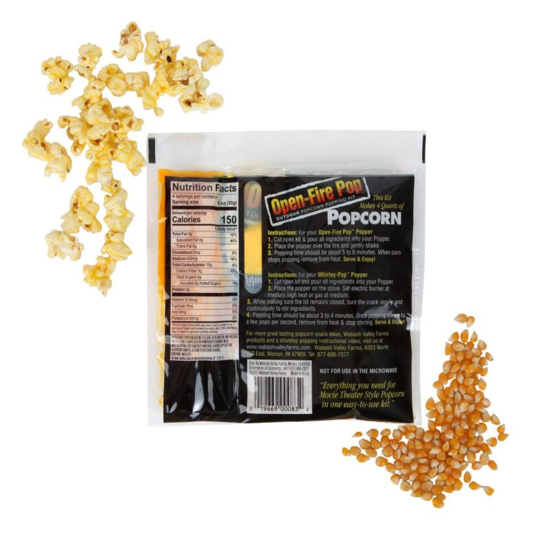 Wabash Valley Farms Open-Fire Outdoor Popper Popcorn Campfire Set - Image 8