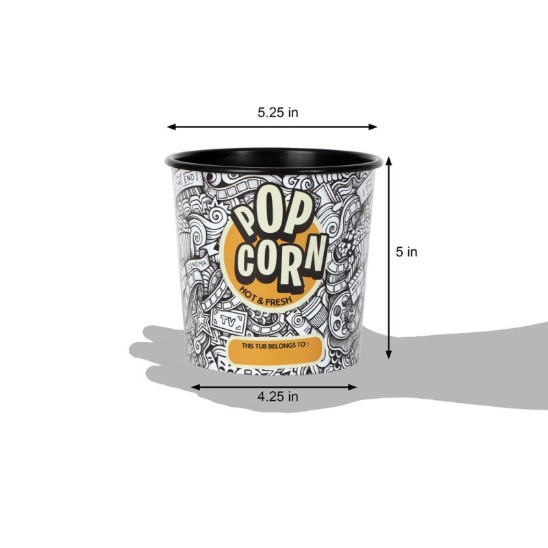 Wabash Valley Farms Popcorn Party Set with Metal Gears Red Whirley Pop Popper - Image 6