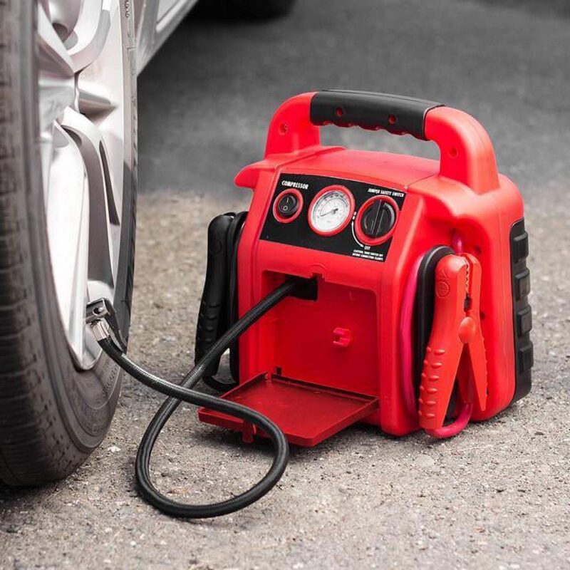 Wagan JumpBoost V6 Air Automotive Jump Starters with Air Compressor and LED Worklight, 12.5 lbs - Image 4