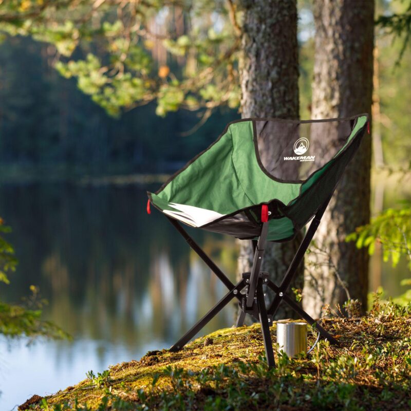 Wakeman Outdoors Lightweight Foldable and Portable Camping Chair - Image 4