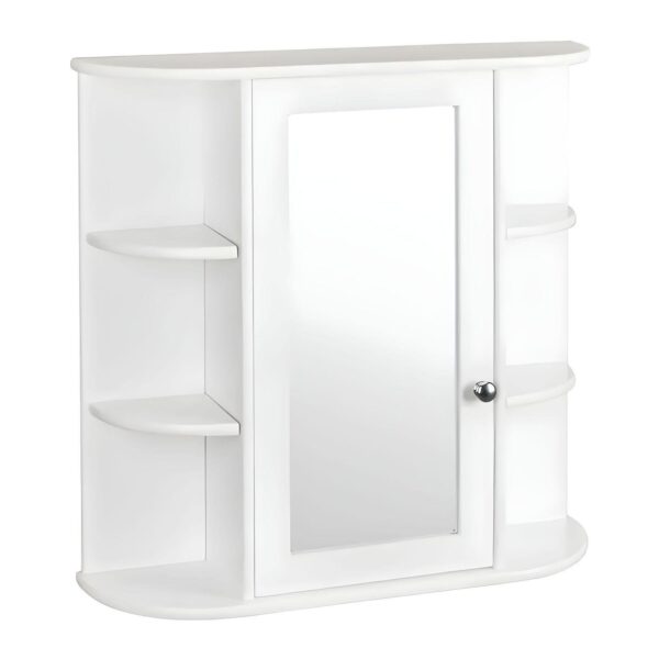 Wall Mount Bathroom Storage Cabinet With Mirror Door