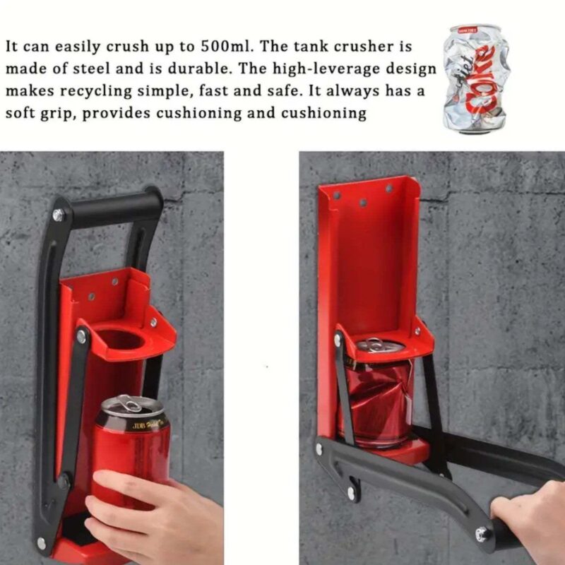 Wall-mounted Manual Can Opener Durable Metal Construction - Image 3
