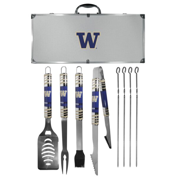 Washington Huskies Tailgater 8-Piece BBQ Grill Set