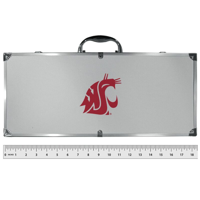 Washington State Cougars Tailgater 8-Piece BBQ Grill Set - Image 3