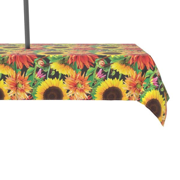 Water Repellent, Outdoor, 100% Polyester, 60x120 , Sunflower Garden