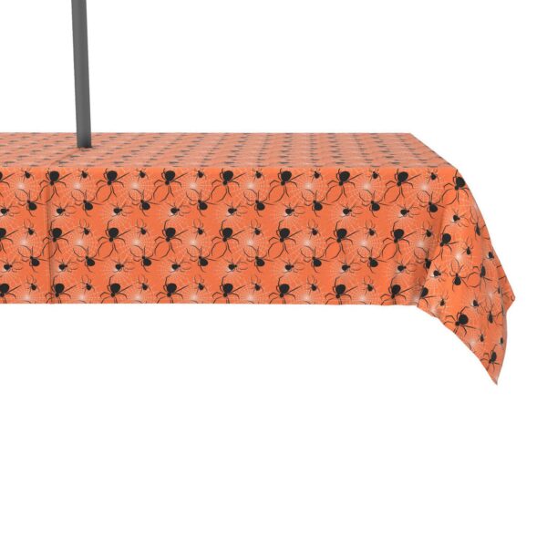 Water Repellent, Outdoor, 100% Polyester, 60x104 , Halloween Spiders Web