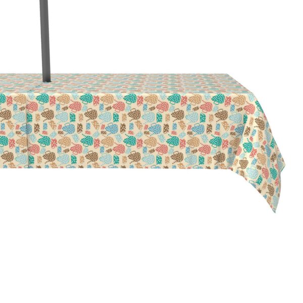 Water Repellent, Outdoor, 100% Polyester, 60x120 , Polka Dot Tea Time