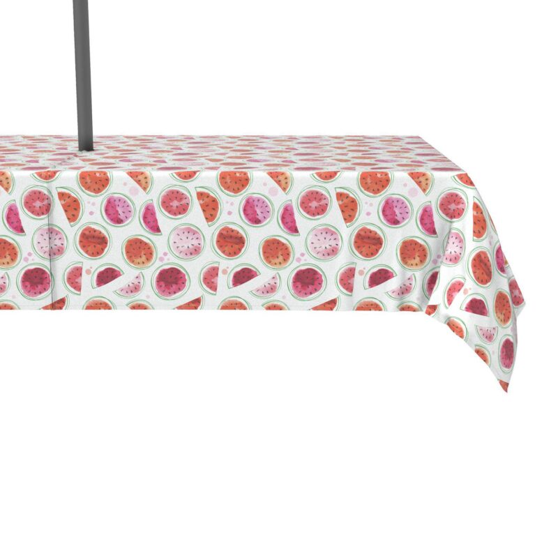 Water Repellent, Outdoor, 100% Polyester, 60x120 , Watermelon Design