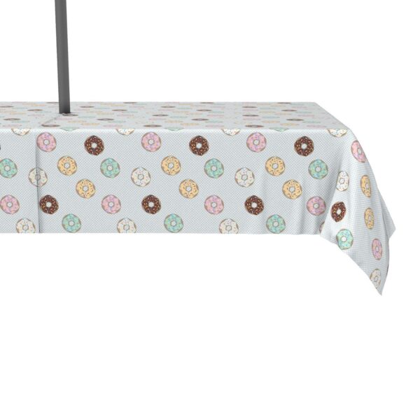 Water Repellent, Outdoor, 100% Polyester, 60x104 , Sprinkle Donuts