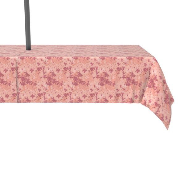 Water Repellent, Outdoor, 100% Polyester, 60x104 , Pink Marble Texture