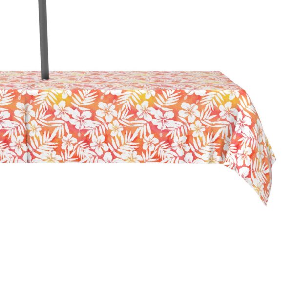 Water Repellent, Outdoor, 100% Polyester, 60x120 , Hibiscus Island Style