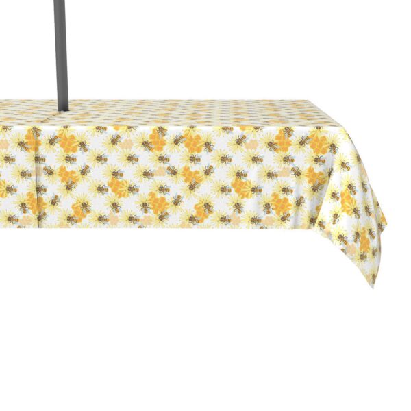 Water Repellent, Outdoor, 100% Polyester, 60x120 , Honey Bee Sketch