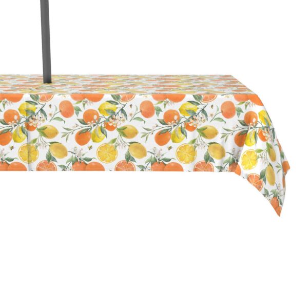 Water Repellent, Outdoor, 100% Polyester, 60x84 , Oranges and lemons