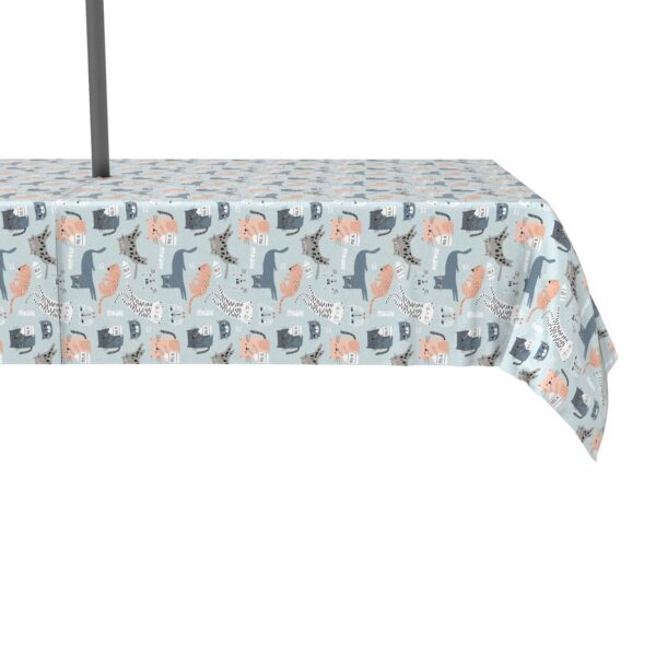 Water Repellent, Outdoor, 100% Polyester, 60x104 , Cats Background