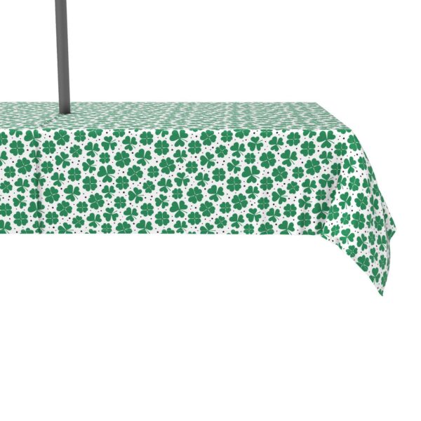 Water Repellent, Outdoor, 100% Polyester, 60x104 , St. Patrick's Day Shamrock Decoration