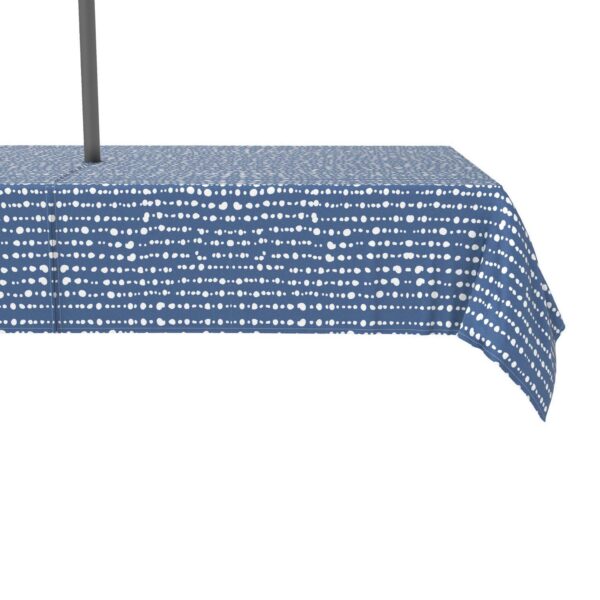 Water Repellent, Outdoor, 100% Polyester, 60x84 , Dots in Stripes