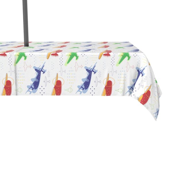 Water Repellent, Outdoor, 100% Polyester, 60x84 , Airplane Design