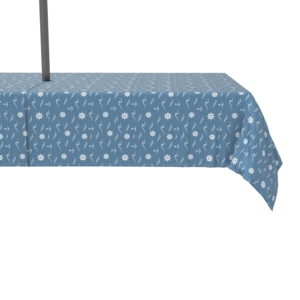 Water Repellent, Outdoor, 100% Polyester, 60x104 , Coastal Sea