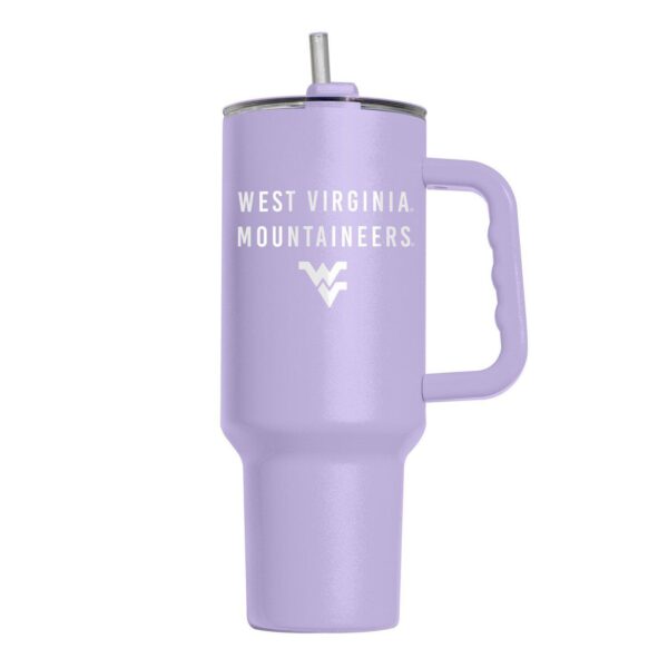 West Virginia Mountaineers 40oz. Lavender Soft Touch Tumbler