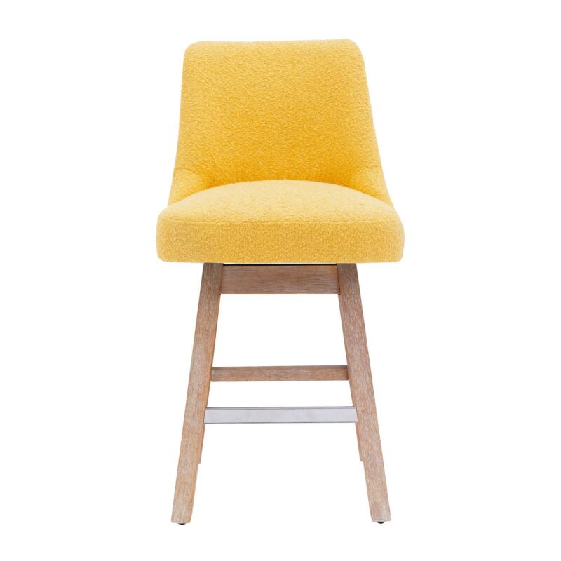 Westintrends 26  Upholstered Swivel Counter Stool - Image 7