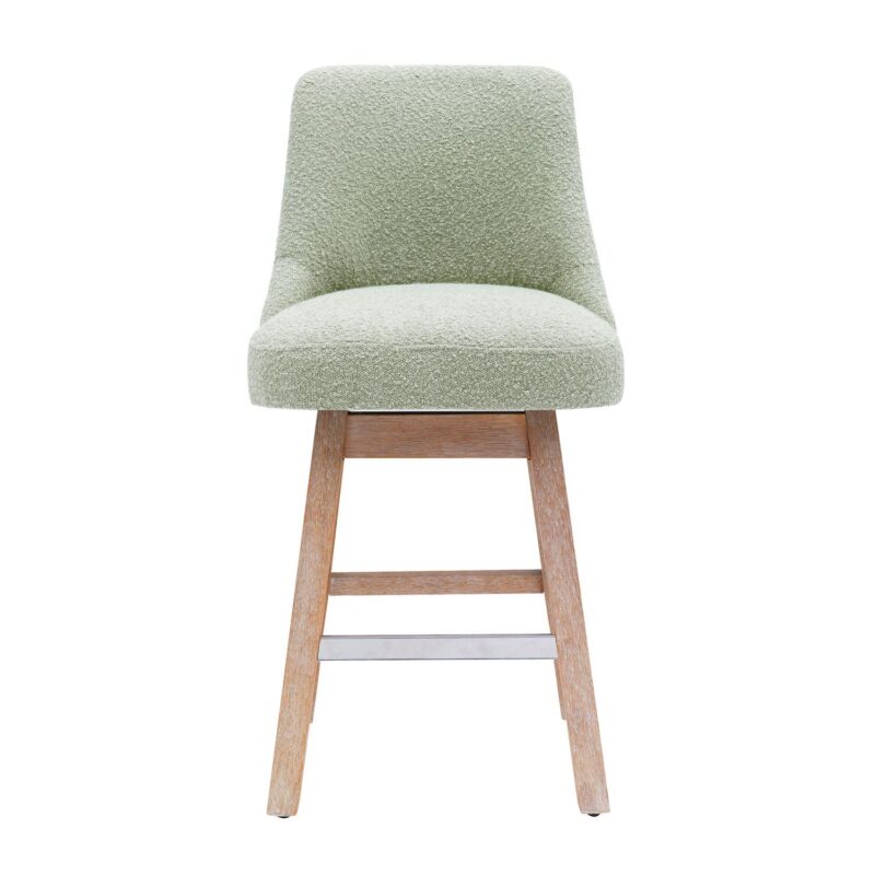 Westintrends 26  Upholstered Swivel Counter Stool - Image 10