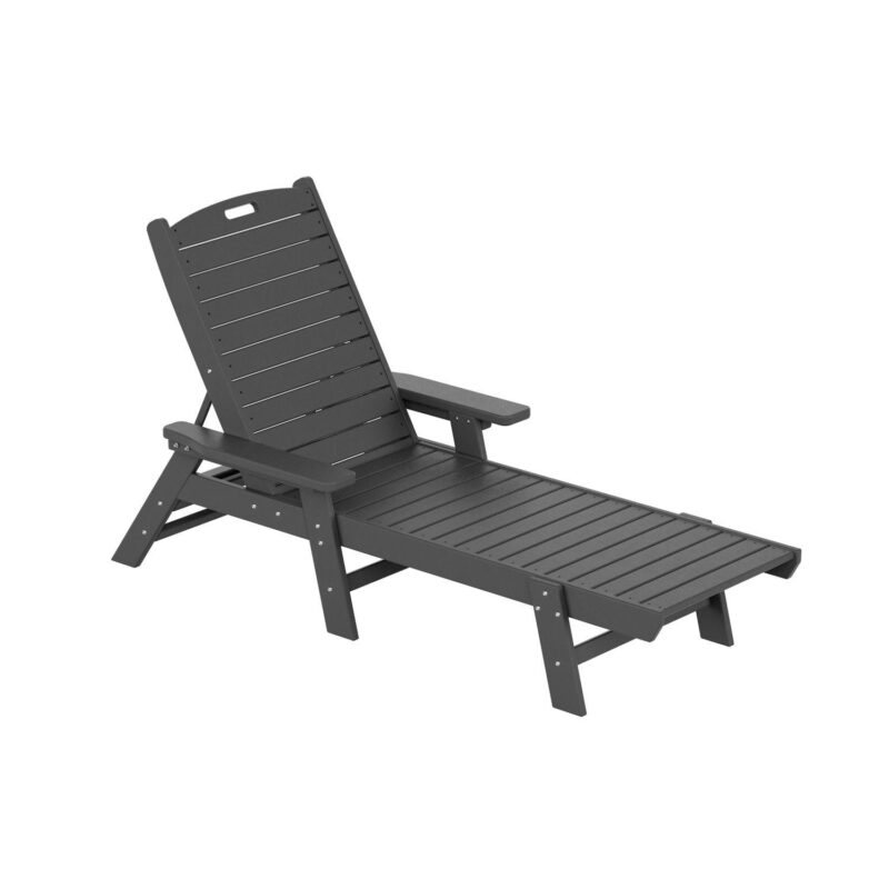 Westintrends Poly Reclining Chaise Lounge - Image 11