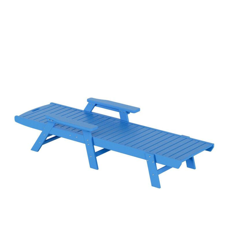 Westintrends Poly Reclining Chaise Lounge - Image 5