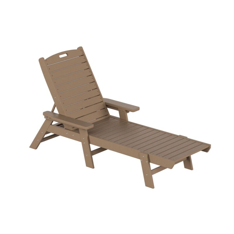 Westintrends Poly Reclining Chaise Lounge