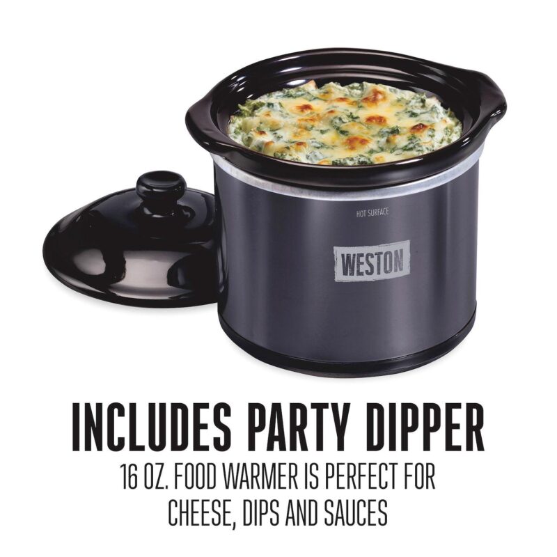 Weston 2-in-1 Indoor Smoker and 6 Qt. Slow Cooker with Party Dipper - Image 5