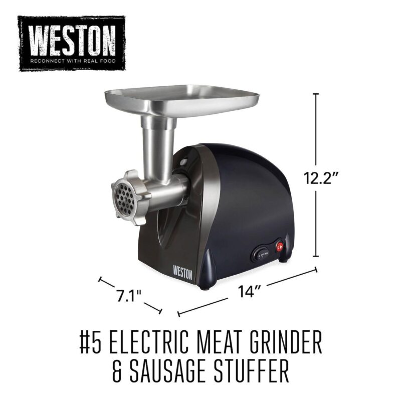 Weston #5 Electric Meat Grinder and Sausage Stuffer - Image 7