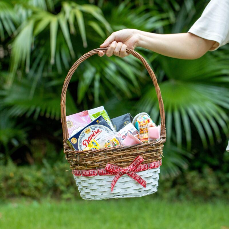 Wickerwise Set of 3 Rattan Woven Baskets with Handle and Plastic Lining, Sturdy and Stylish - Image 3