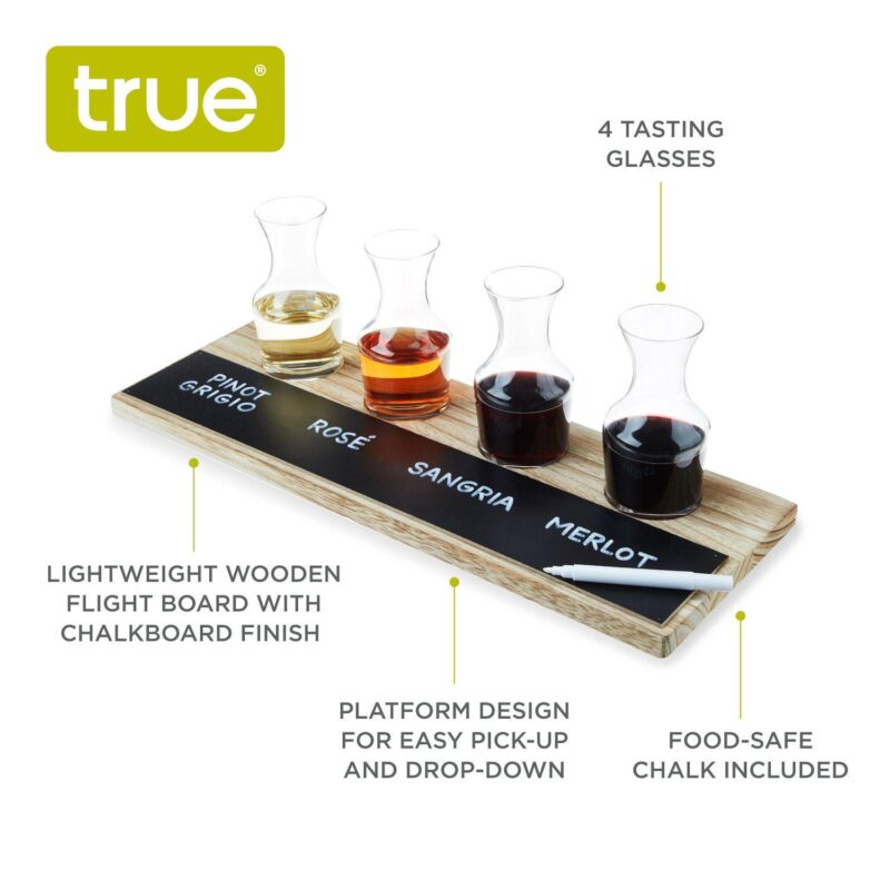 Wine Flight Set, Set of 4 by True - Image 2