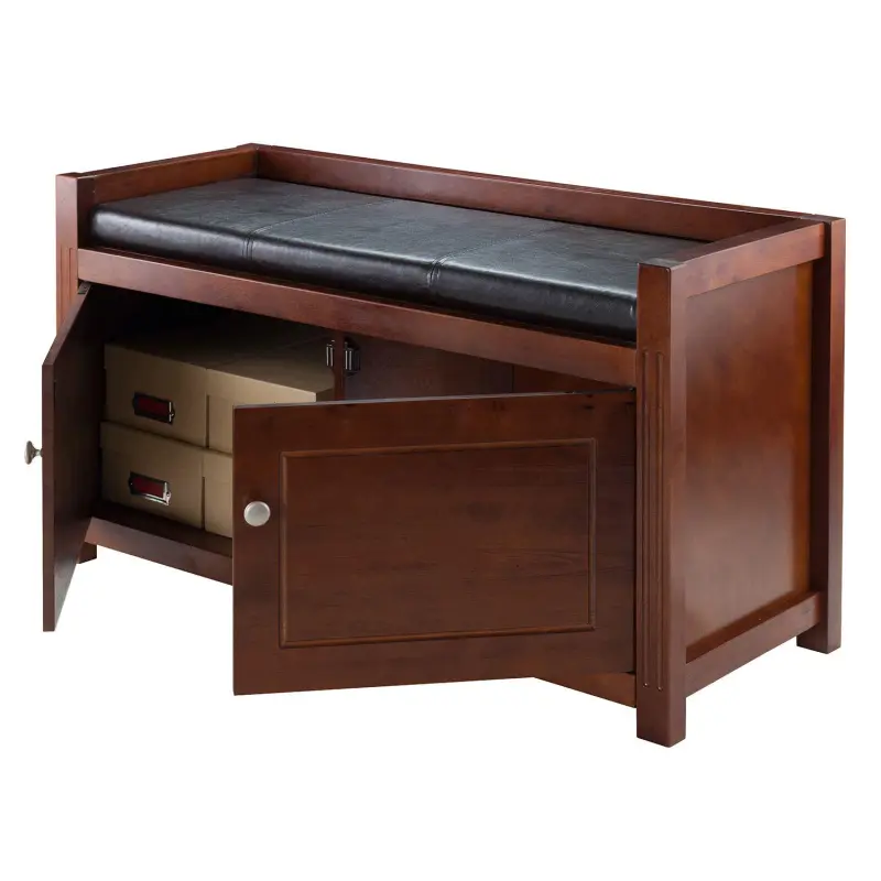 Winsome 2-Piece Hall Storage Bench Set - Image 2