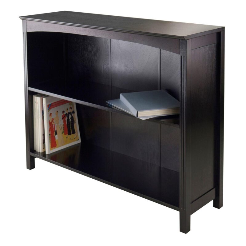 Winsome 2-Shelf Terrace Wide Storage Bookshelf - Image 3