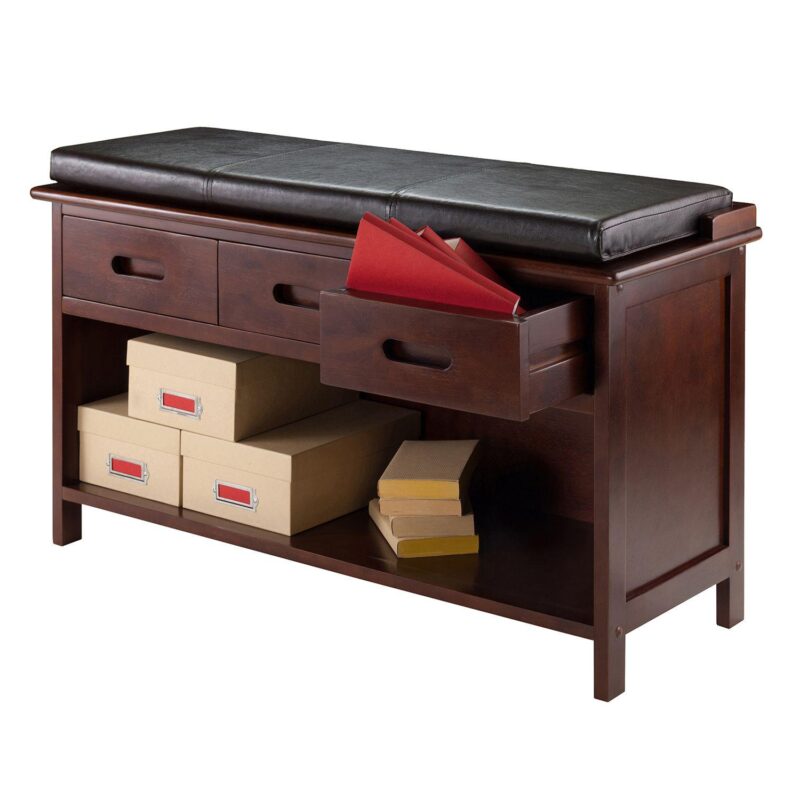 Winsome Adriana 2-Piece Storage Bench Set - Image 3