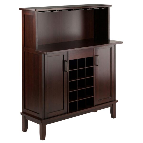 Winsome Beynac Wine Bar Cabinet