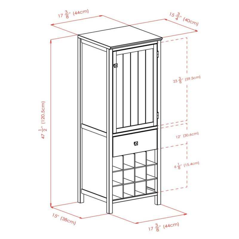 Winsome Brooke Jelly Cupboard - Image 8