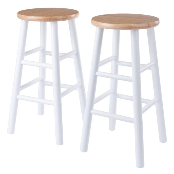 Winsome Huxton Two Tone Counter Stool 2-piece Set