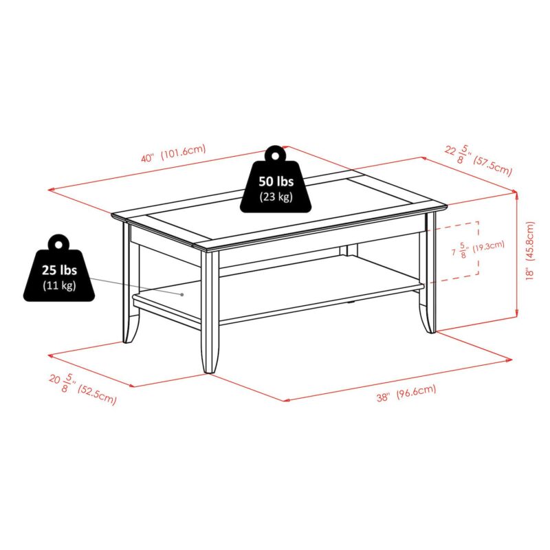 Winsome Santino Coffee Table - Image 6