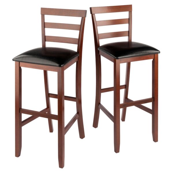 Winsome Simone Ladder Back Bar Stool 2-piece Set