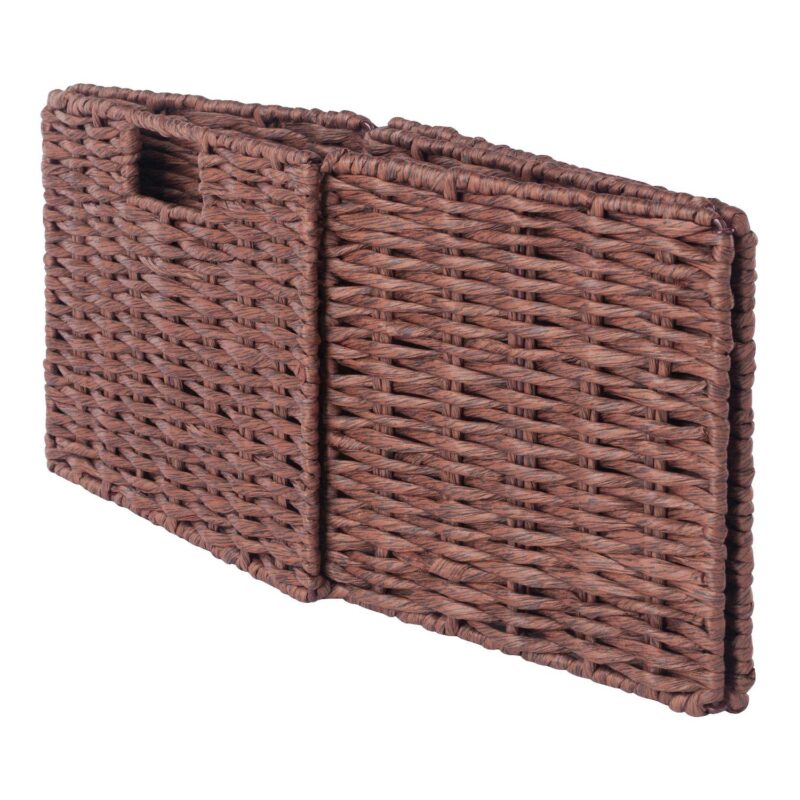 Winsome Wood Milan 6-piece Shelf and 5 Foldable Baskets Set - Image 3
