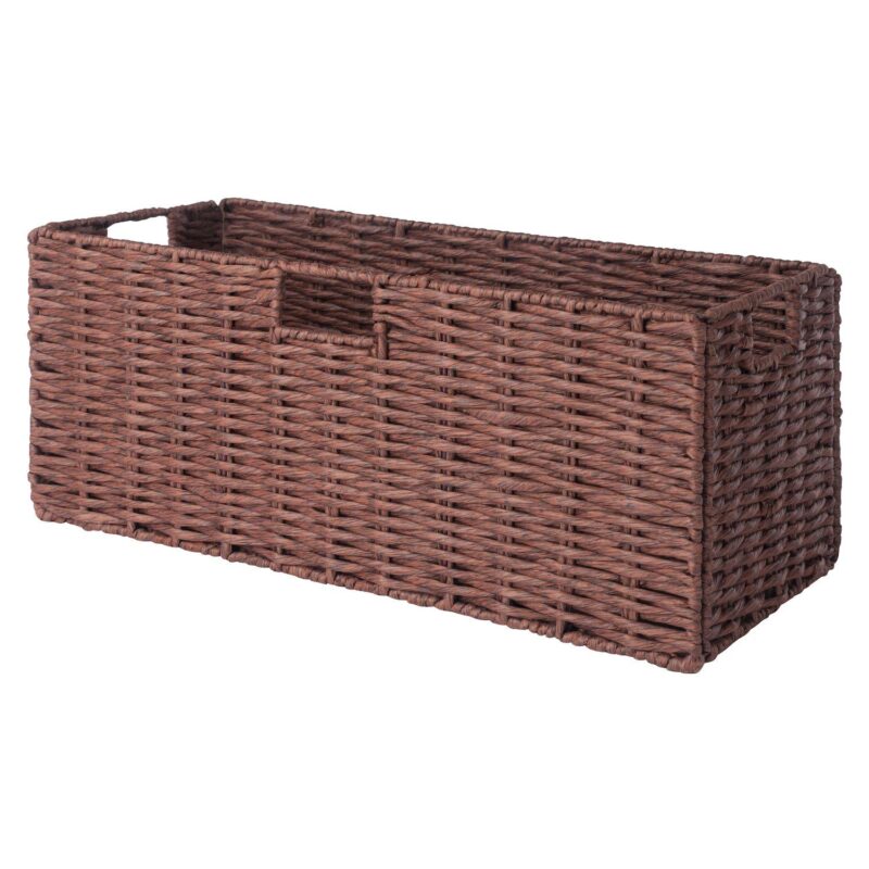 Winsome Wood Milan 6-piece Shelf and 5 Foldable Baskets Set - Image 7