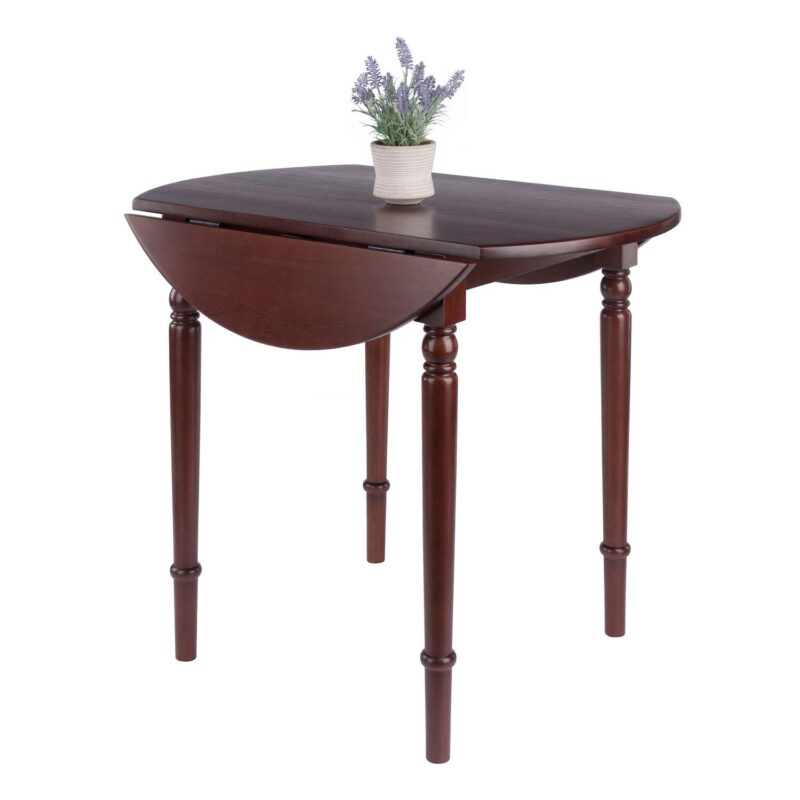 Winsome Wood Sorella Round Double Drop Leaf Dining Table - Image 9