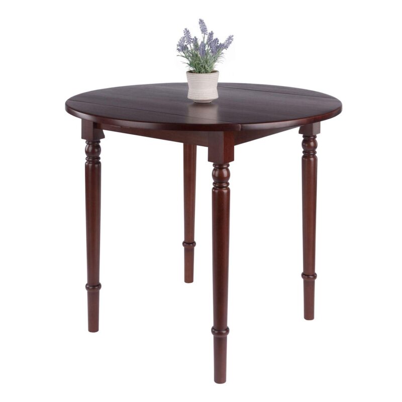 Winsome Wood Sorella Round Double Drop Leaf Dining Table - Image 10