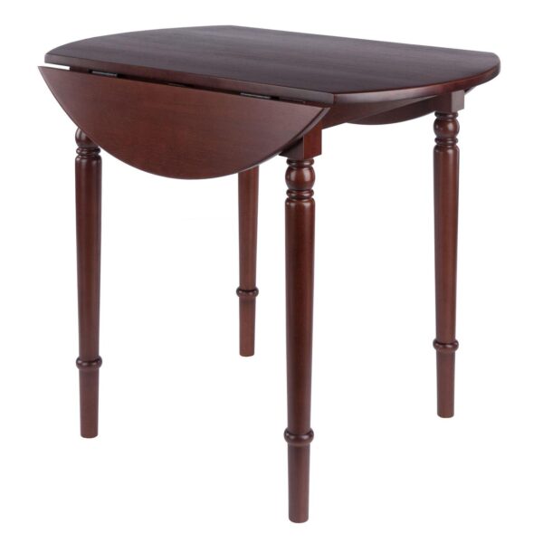 Winsome Wood Sorella Round Double Drop Leaf Dining Table