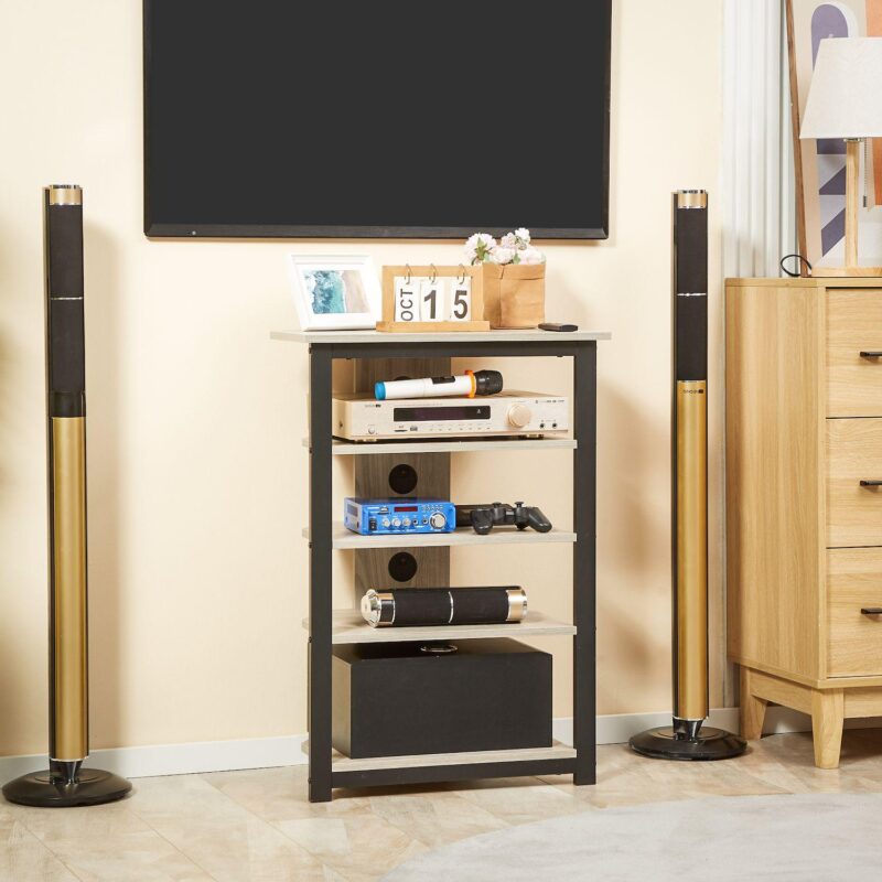 Wooden Home Entertainment Center With Storage, Living Room Storage - Image 2