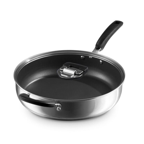 Zakarian by Dash TruPro 5-qt. Stainless Steel Saute Pan with Lid