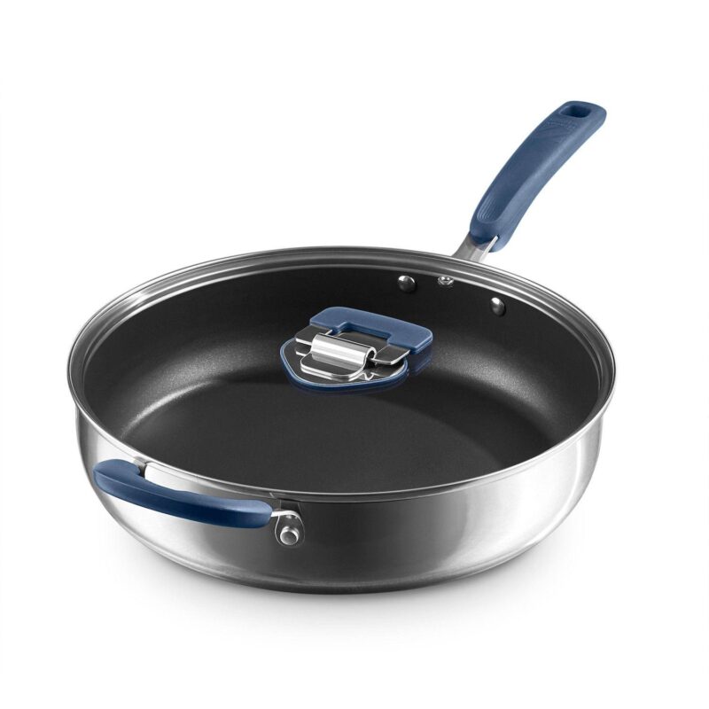 Zakarian by Dash TruPro 5-qt. Stainless Steel Saute Pan with Lid - Image 8