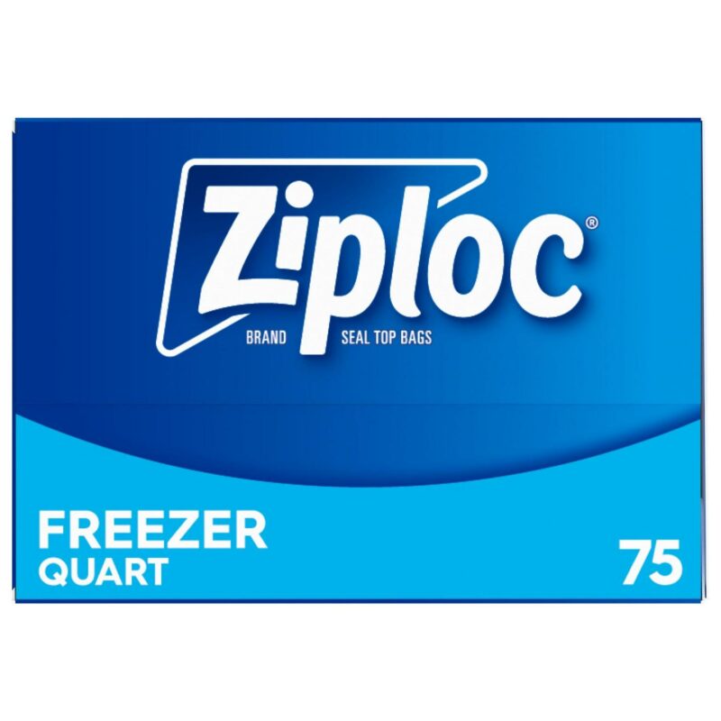 Ziploc Brand Freezer Bags, with Grip 'n Seal Technology, Quart, 75 Count - Image 13
